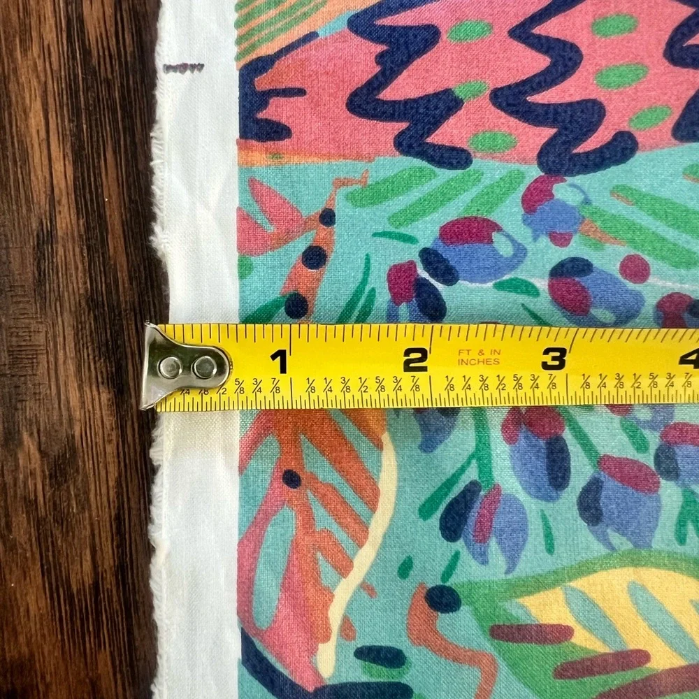 Vintage Collier/Campbell for P. Kaufman Screen printed colorful birdsong